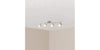 Hampton Bay 51904 30" Lámpara de Tocador Blanca Tallulah 4 Luces | MiOfertas