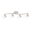 Hampton Bay 65176 34" Lámpara de Tocador Níquel Cepillado Estilo Granja | MiOfertas
