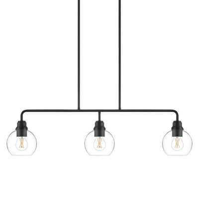 Hampton Bay C7057-BK Lámpara Colgante Cayman 3 Luces Negro | MiOfertas