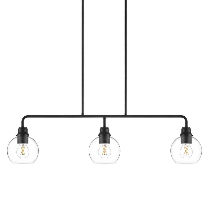 Hampton Bay C7057-BK Lámpara Colgante Cayman 3 Luces Negro | MiOfertas