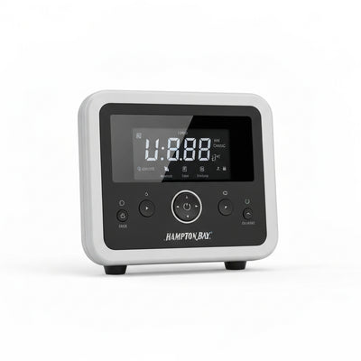 Hampton Bay HD-1906LP Lámpara Colgante Burkepoint 6 Luces Madera Envejecida | MiOfertas