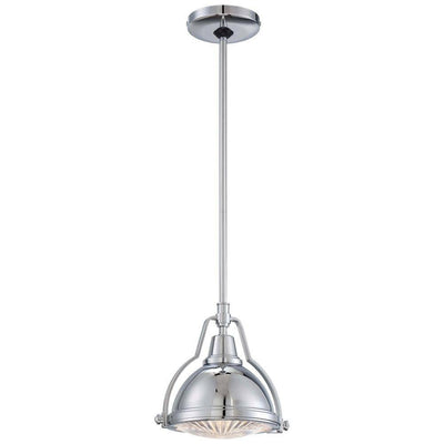 Hampton Bay KH-001S-CH Lámpara Colgante Cromada con Jaula Geométrica | MiOfertas