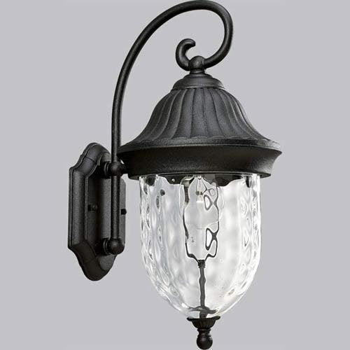 Hampton Bay KHC1691AM-02 11" Lámpara de Pared Exterior Negra Mate Easton | MiOfertas