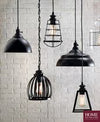 Home Decorators Collection 1003HDCAIDI Lámpara Colgante Keowee 4 Luces Hierro/Madera | MiOfertas