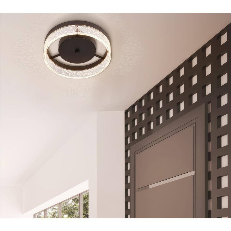 Home Decorators Collection 20747-006 13.78" Lámpara LED de Techo Empotrada Negra Kipling | MiOfertas