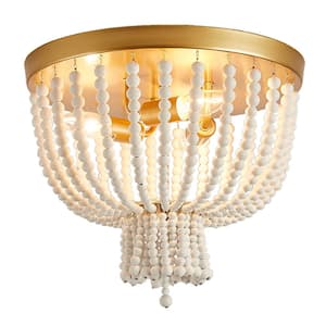 Home Decorators Collection 37462-HBTG 13" Lámpara de Techo Empotrada Dorada 3 Luces | MiOfertas