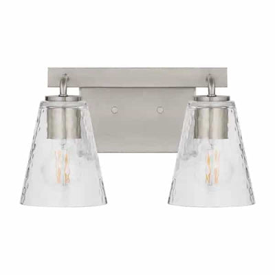 Home Decorators Collection 4000202-962 Lámpara de Tocador Moderna Níquel Cepillado 2 Luces | MiOfertas