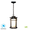 Home Decorators Collection HDP99205BRN 18" Lámpara Semi Empotrada Bell Ridge Café | MiOfertas