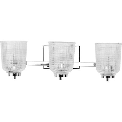 Progress Lighting P300352-015 23" Lámpara de Tocador Níquel Pulido Glenville 3 Luces | MiOfertas
