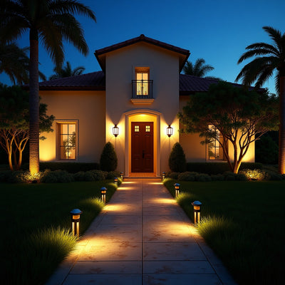 Home Decorators Collection HDP98269GRN 14" Linterna de Pared Exterior Verde — miofertas.com.mx