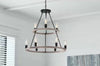 Hampton Bay HDP00341WDG 9 Luces Negro Lámpara Colgante de 2 Niveles