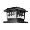 Hampton Bay 2211-NPF22BR-2 3.5" Tapa Solar Bronce para Poste Exterior (2-Pack)