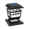 Hampton Bay 2211-NPF22BR-2 3.5" Tapa Solar Bronce para Poste Exterior (2-Pack)
