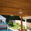Plafón Semi-Empotrado Home Decorators Collection Bell Ridge Gris 10 pulg. 1 Luz HDP99195GRN