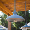 Home Decorators Collection HDP99210BLU 10" Lámpara Colgante Exterior Azul Bell Ridge