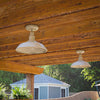 Home Decorators Collection HDP99200GRN 14" Lámpara Semifija Gris para Exterior
