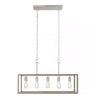 Hampton Bay 7965HBBNDI Lámpara de Isla Boswell Quarter 5 Luces Níquel Cepillado | MiOfertas