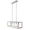 Hampton Bay 7965HBBNDI Lámpara de Isla Boswell Quarter 5 Luces Níquel Cepillado | MiOfertas