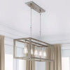 Hampton Bay 7965HBBNDI Lámpara de Isla Boswell Quarter 5 Luces Níquel Cepillado | MiOfertas
