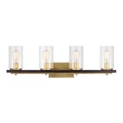 Home Decorators Collection 7980HDCVBDI Lámpara de Tocador Vintage Latón 4 Luces | MiOfertas