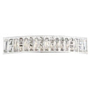 Kristella 29.5 in. 7-Light Chrome Vanity Light with Clear Crystal Shade - 1003965667