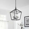 Home Decorators Collection CP-KB 46201 Candelabro Weyburn 4 Luces Negro/Cromo | MiOfertas