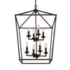 Home Decorators Collection BOR 86201 Lámpara Araña Farmhouse Bronce 8 Luces | MiOfertas