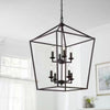 Home Decorators Collection BOR 86201 Lámpara Araña Farmhouse Bronce 8 Luces | MiOfertas