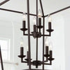 Home Decorators Collection BOR 86201 Lámpara Araña Farmhouse Bronce 8 Luces | MiOfertas