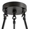 Hampton Bay HDP00007 Lámpara Semi Empotrada Stratton 3 Luces Negra