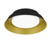 Home Decorators Collection DSHD19548F1 13" Lámpara LED de Techo Empotrada Negro Mate/Oro Cepillado | MiOfertas