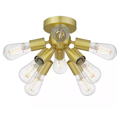 Home Decorators Collection DSHD19549F 17.13" Lámpara Techo Empotrada Oro Cepillado 8 Luces | MiOfertas