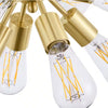 Home Decorators Collection DSHD19549F 17.13" Lámpara Techo Empotrada Oro Cepillado 8 Luces | MiOfertas