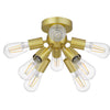 Home Decorators Collection DSHD19549F 17.13" Lámpara Techo Empotrada Oro Cepillado 8 Luces | MiOfertas