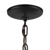 Hampton Bay HDP00330WDG Lámpara de Techo Rueda de Carro 10 Luces Negro/Madera