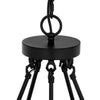 Hampton Bay HDP00325WDG Lámpara de Techo 5 Luces Negro/Madera