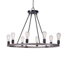 STRATTON 8- -LIGHT BLACK & WOODGRAIN - 1006314494