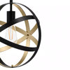 Home Decorators Collection HDP12107BLGLD Lámpara Colgante Mini Globo Negro/Dorado | MiOfertas