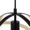 Home Decorators Collection HDP12107BLGLD Lámpara Colgante Mini Globo Negro/Dorado | MiOfertas