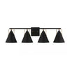 Home Decorators Collection 4000304-848 Lámpara de Baño Insdale 4 Luces Negro Mate