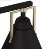 Home Decorators Collection 4000304-848 Lámpara de Baño Insdale 4 Luces Negro Mate