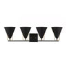 Home Decorators Collection 4000304-848 Lámpara de Baño Insdale 4 Luces Negro Mate