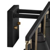 Home Decorators Collection 4000304-848 Lámpara de Baño Insdale 4 Luces Negro Mate