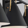 Home Decorators Collection 4000304-848 Lámpara de Baño Insdale 4 Luces Negro Mate