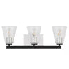 Home Decorators Collection 4000203-05 Lámpara de Tocador Westbrook 3 Luces Negro Mate | MiOfertas