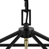 Home Decorators Collection 46201 BK-GD Lámpara Araña Weyburn 4 Luces Negro/Oro | MiOfertas