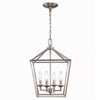 Home Decorators Collection 46201 BN Lámpara de Araña Weyburn Níquel Cepillado | MiOfertas
