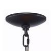 Home Decorators Collection 46201 FW-BK Lámpara de Araña Rústica 4 Luces Negro/Madera | MiOfertas