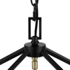 Home Decorators Collection 66201 BK-GD Lámpara de Araña Weyburn 6 Luces Negro/Dorado | MiOfertas