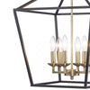 Home Decorators Collection 66201 BK-GD Lámpara de Araña Weyburn 6 Luces Negro/Dorado | MiOfertas